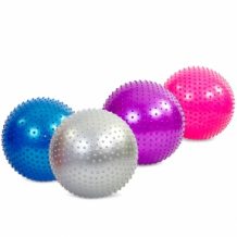 Замовити Мяч для фитнеса (фитбол) ZEL массажный 75см FI-1988-75 (PVC, 1400г,цвета в ассортименте,ABS-система)