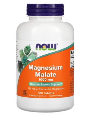 Малат магния Now Magnesium Malata 180 капсул 3002(Р¤РѕС‚Рѕ 1)
